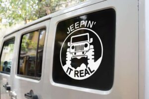 Jeepin' It Real Jeep Decal