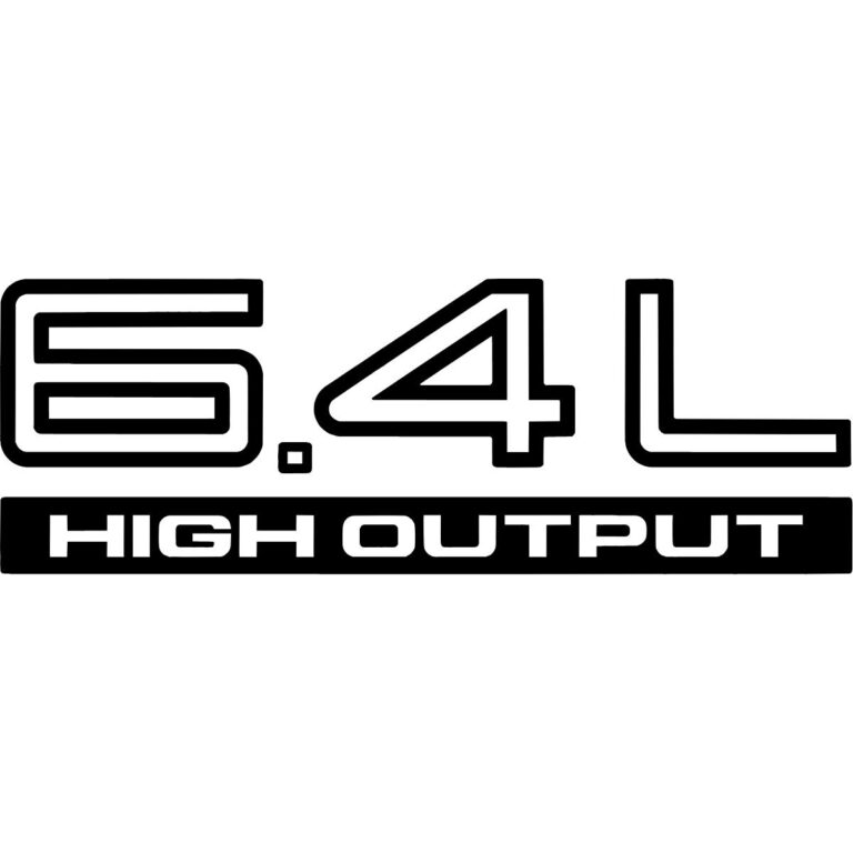 Dodge 6.4L High Output Decal