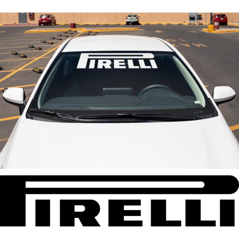 Pirelli Windshield Banner