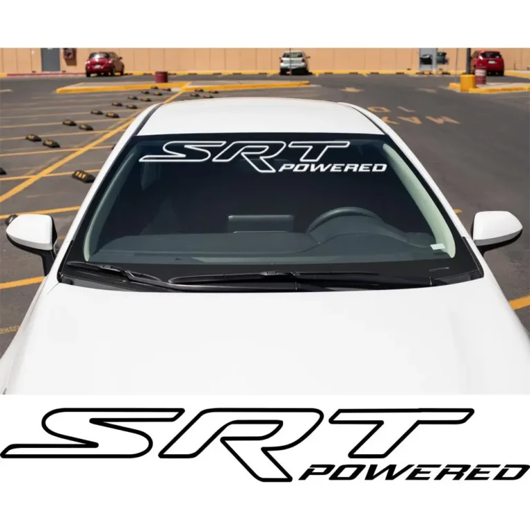 SRT Powered Windshield Banner
