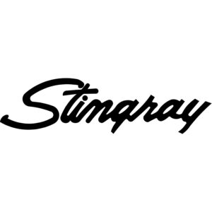 Corvette Stingray Retro Script Decal