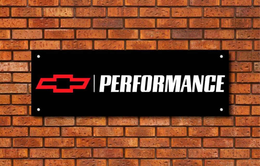 Chevy Performance Garage Banner