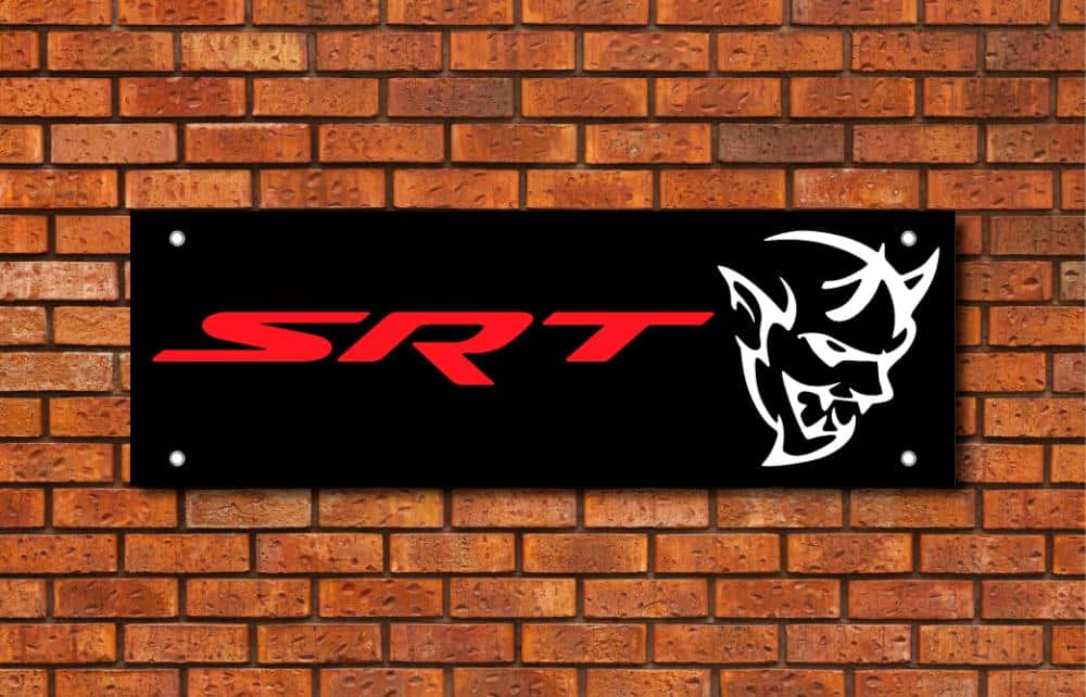 SRT Demon Garage Banner