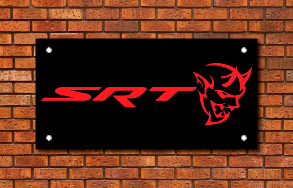 SRT Demon Garage Banner
