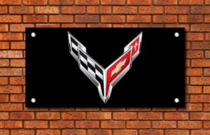 Corvette C8 Garage Banner