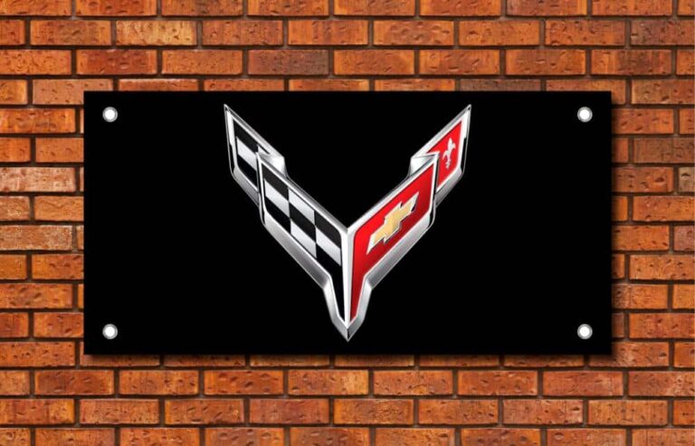 Corvette C8 Garage Banner