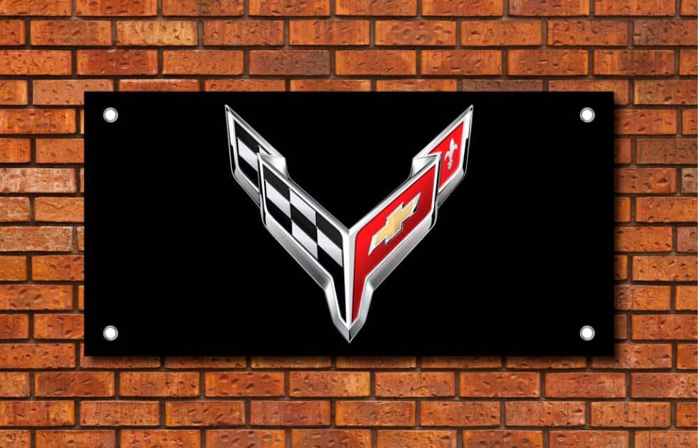 Corvette C8 Garage Banner