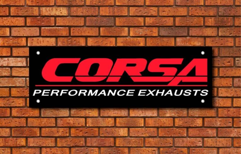 Corsa Performance Exhausts Garage Banner