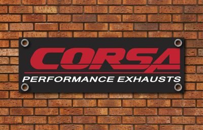 Corsa Performance Exhausts Garage Banner