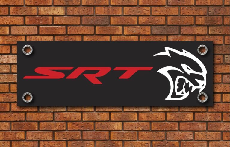 Hellcat SRT Garage Banner