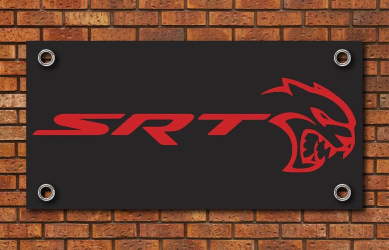 SRT Hellcat Garage Banner