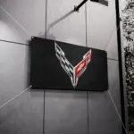 Corvette C8 Garage Banner