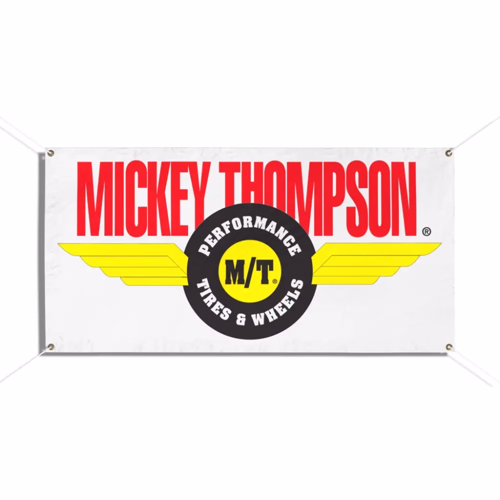 Mickey Thompson Garage Banner