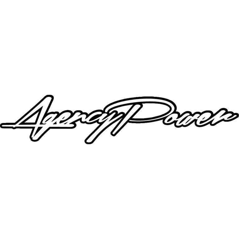Agency Power Outline Decal