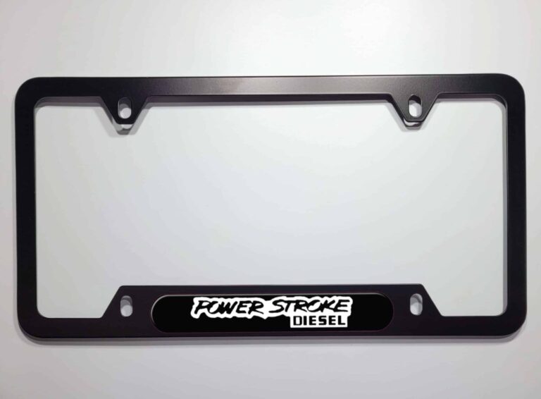 Ford Power Stroke Diesel License Plate Frame