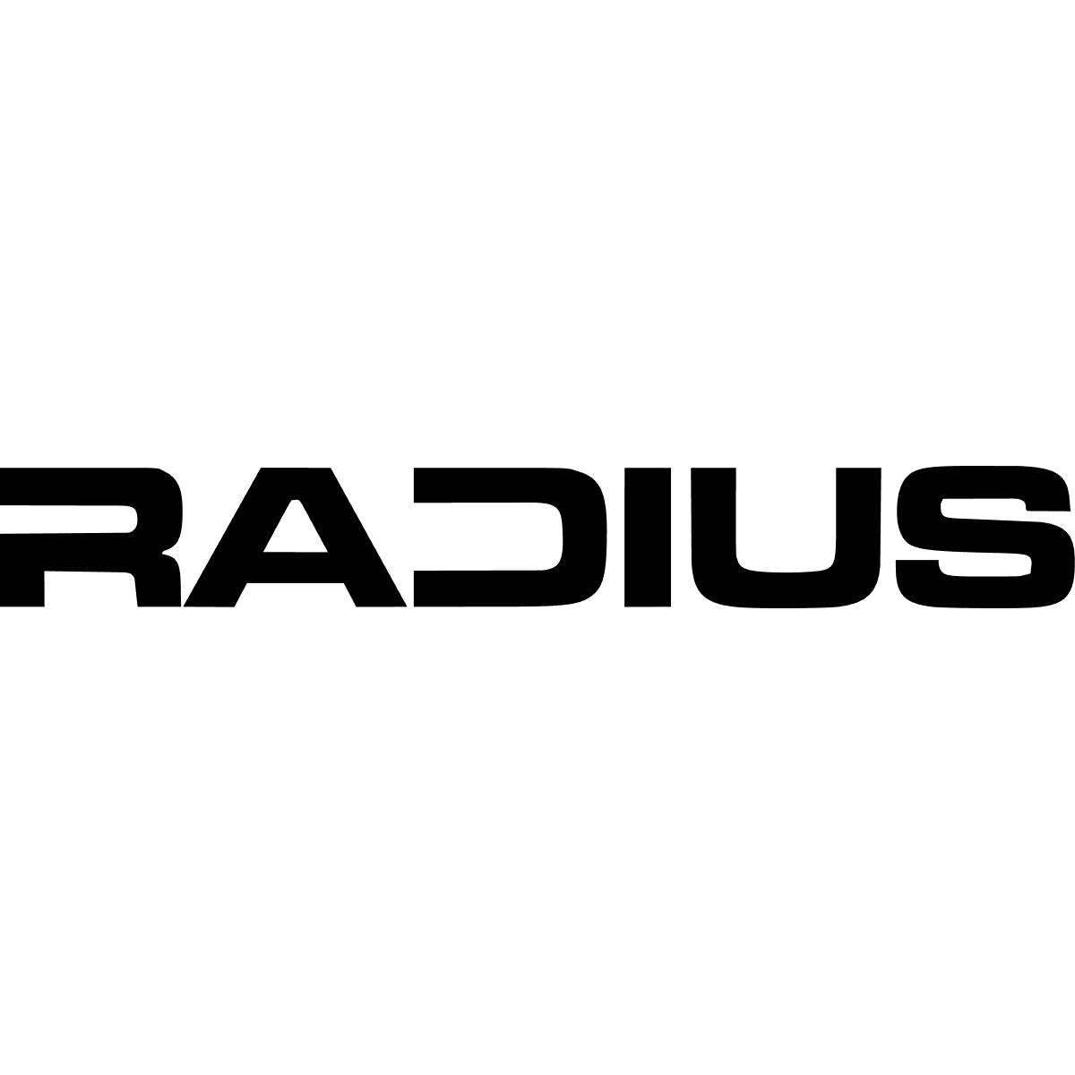 Radius Wheels Decal Sticker