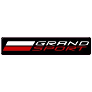 Corvette Grand Sport 3D Domed Badge Emblem