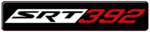 SRT 392 3D Domed Badge Emblem