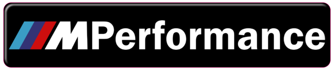 BMW M Performance 3D Domed Badge Emblem