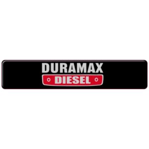 Duramax Diesel 3D Domed Badge Emblem
