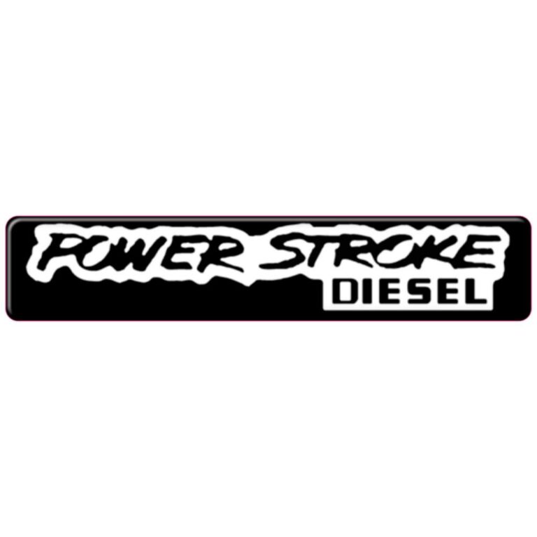 Ford Power Stroke Diesel 3D Domed Badge Emblem