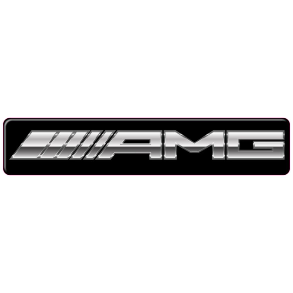 Mercedes Benz AMG Domed Badge Emblem