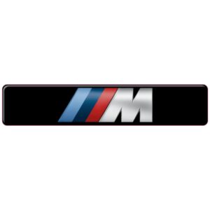 BMW M 3D Domed Badge Emblem