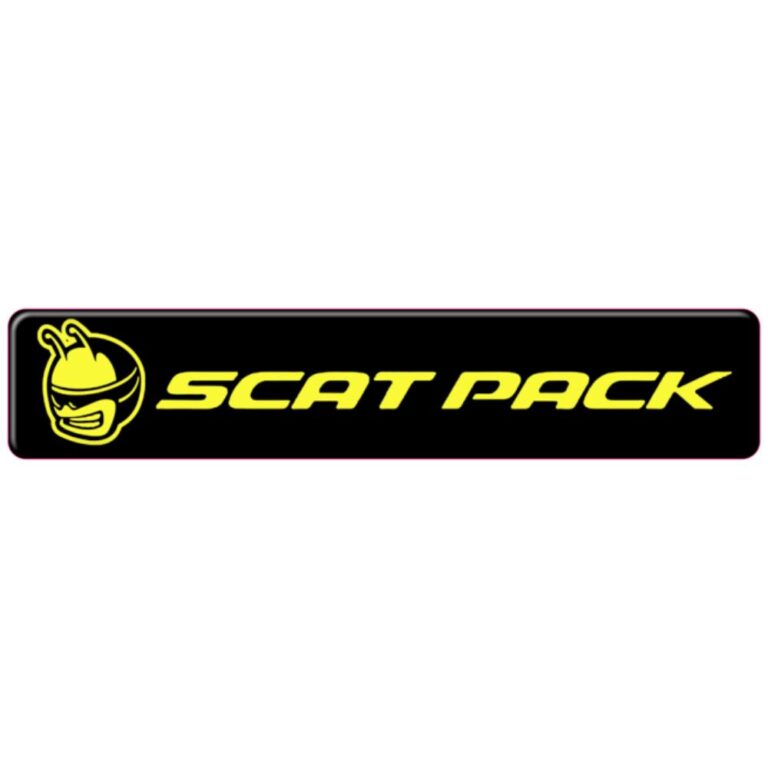 Scat Pack 3D Domed Badge Emblem