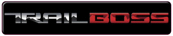 Chevy Trail Boss 3D Domed Badge Emblem