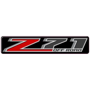 Chevy Z71 Off Road 3D Domed Badge Emblem