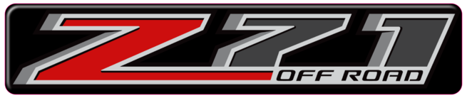 Chevy Z71 Off Road 3D Domed Badge Emblem