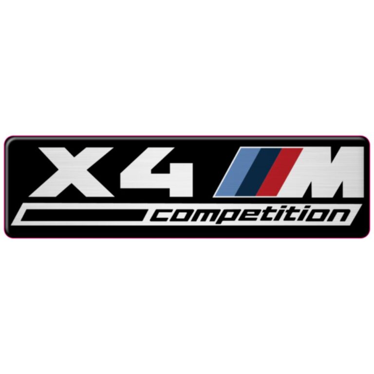 BMW X4 M Competition WeatherTech Replacement Domed Badge