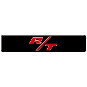 Dodge R/T 3D Domed Badge Emblem