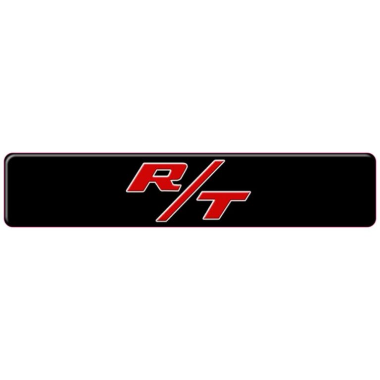 Dodge R/T 3D Domed Badge Emblem