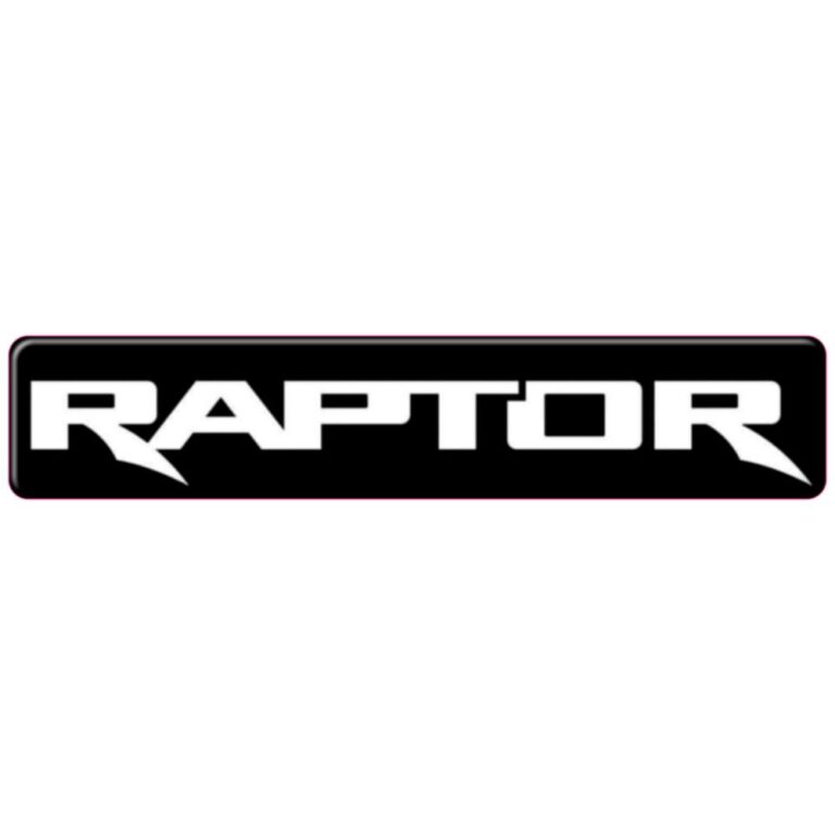 Ford Raptor 3D Domed Badge Emblem