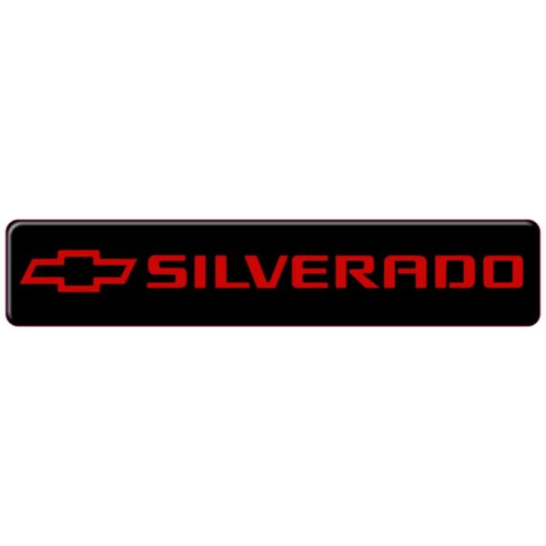 Chevy Silverado 3D Domed Badge Emblem