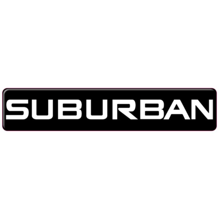 Chevy Suburban 3D Domed Badge Emblem