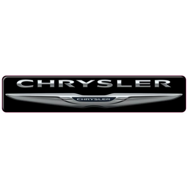 Chrysler 3D Domed Badge Emblem
