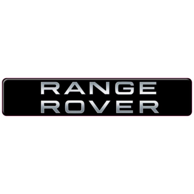 Range Rover 3D Domed Badge Emblem