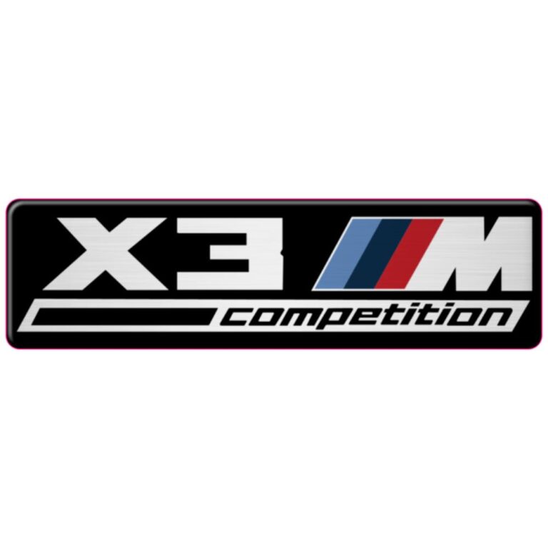 BMW X3 M Competition WeatherTech Replacement Domed Badge