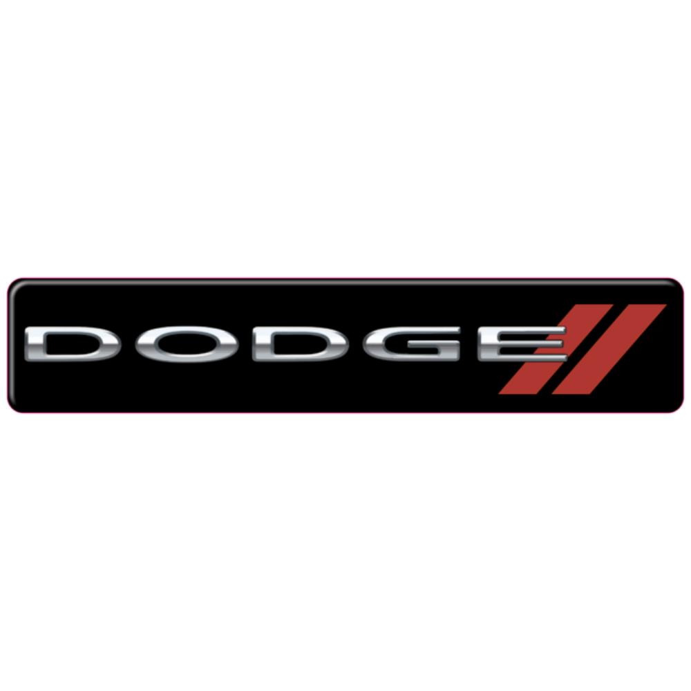 Dodge 3D Domed Badge Emblem