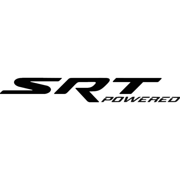 SRT Powered Decal
