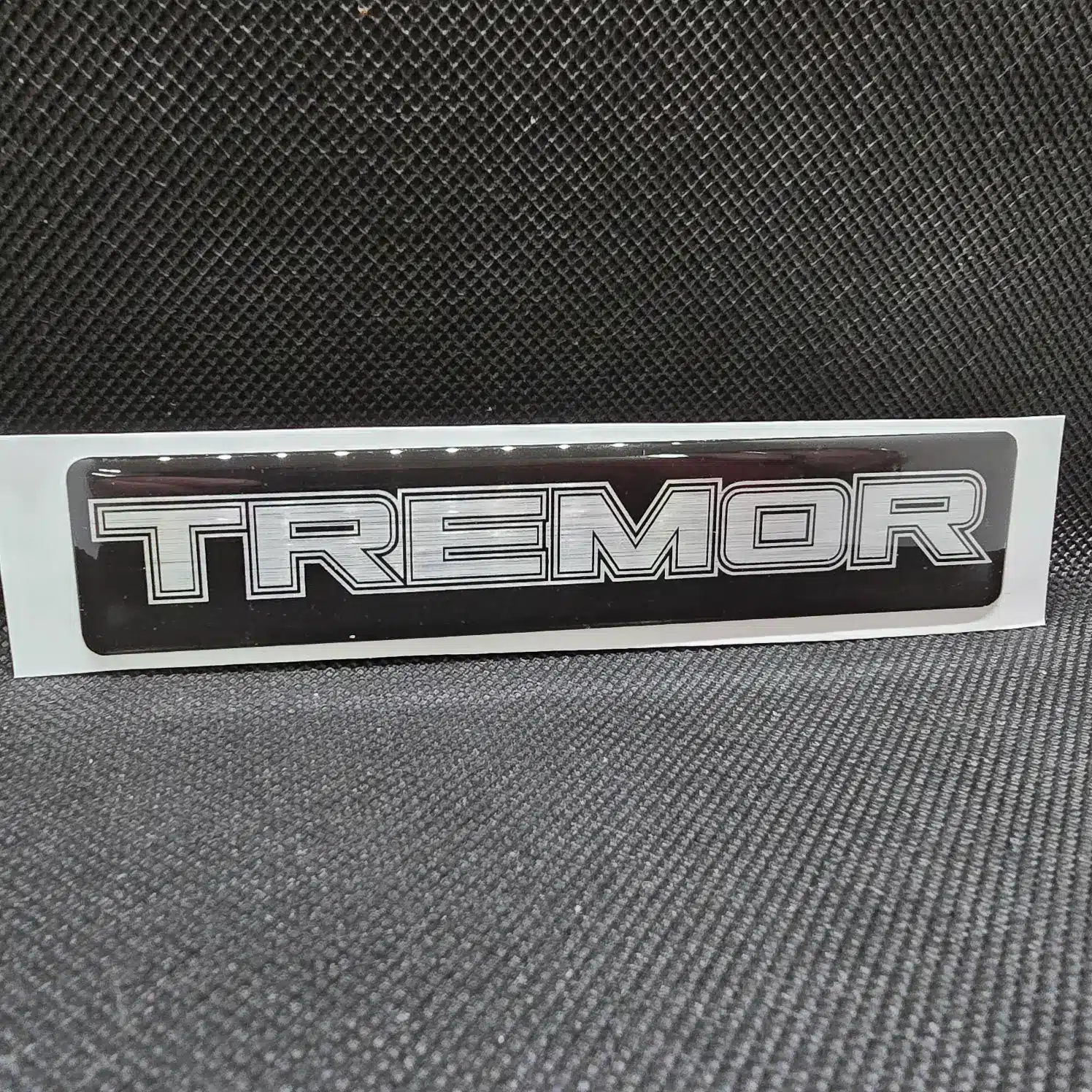Ford Tremor Silver Domed Badge Emblem