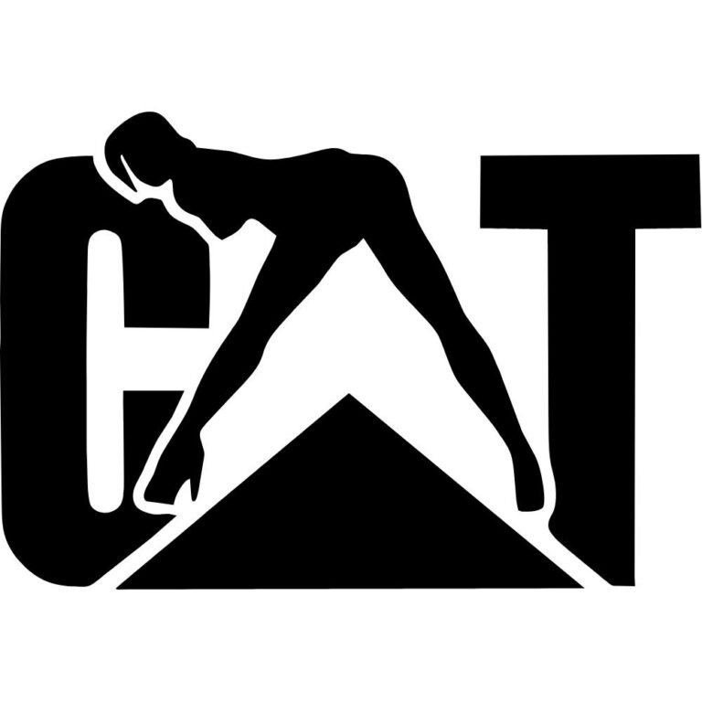 CAT Caterpillar Sexy Girl Decal