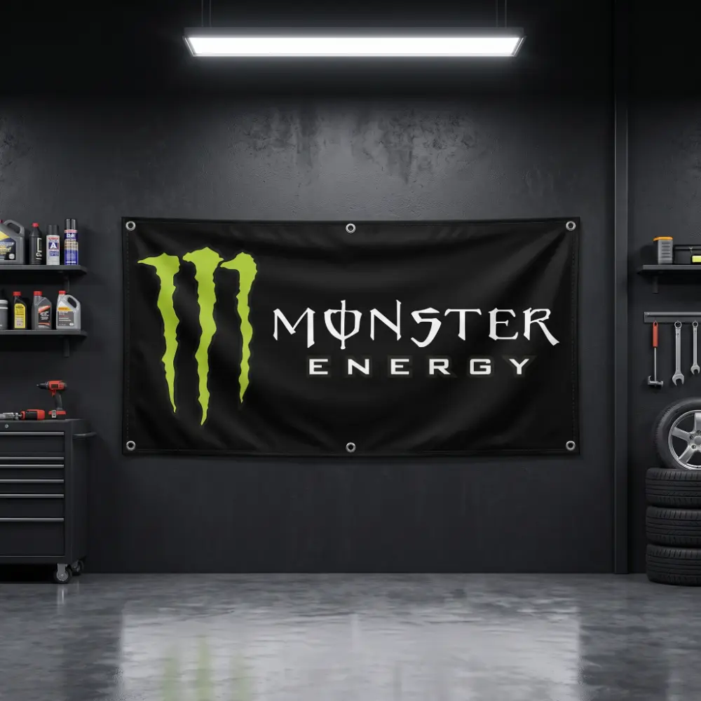 Monster Energy Garage Banner