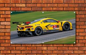 Corvette C8R Garage Banner
