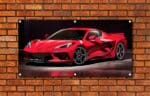Corvette C8 Garage Banner