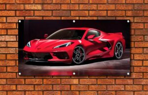 Corvette C8 Garage Banner
