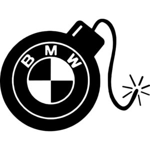 BMW Bomb Decal