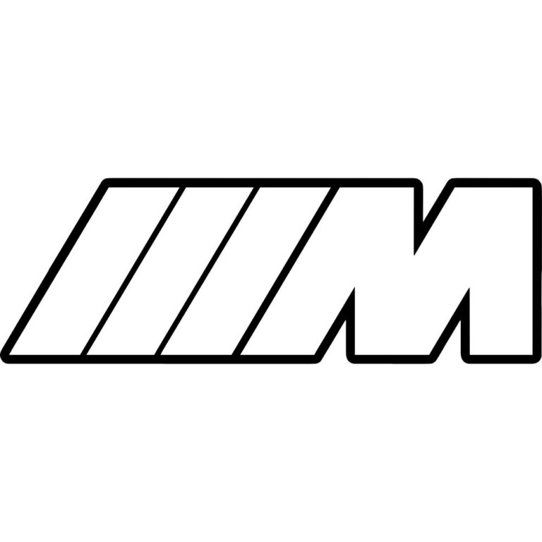 BMW M Outline Decal